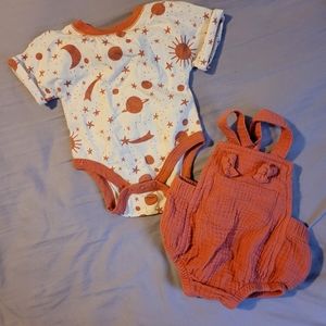 Cat & Jack Bodysuit and Coveralls Set